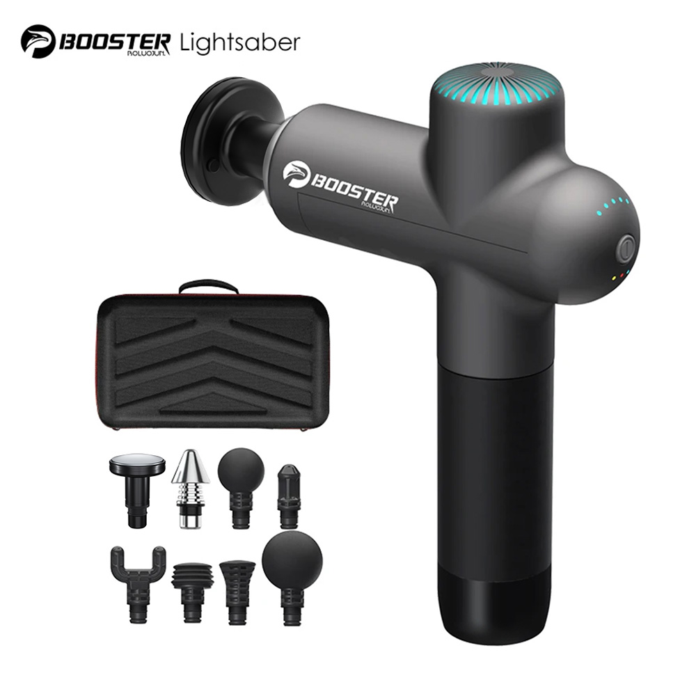 Health Wellness Fitness - Booster-Massagepistole, elektrisches Nackenmassagegerät, 7,4 V, Smart