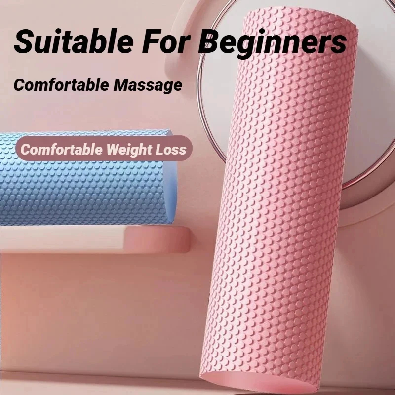Health Wellness Fitness - Sechseckige EVA-Schaumstoff-Yoga-Rolle, 10 cm × 30
