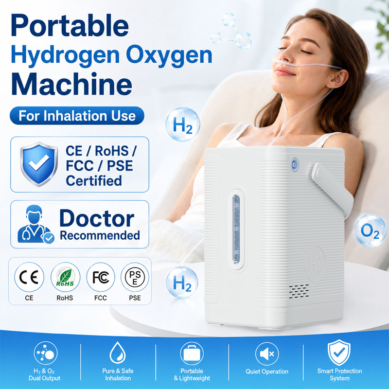 Health Wellness Home Care - Dropshipping SPE PEM Wasserstoff-Inhalationsgerät 99,99% Hochreiner