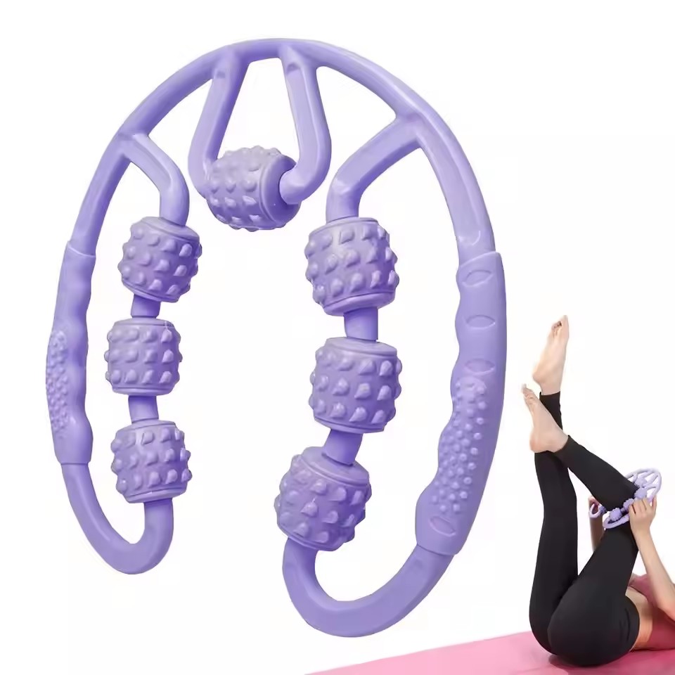Reflexology Foot Roller - Bein- und Wadenmassagegerät Anti-Cellulite-Massagegerät Manueller Muskelmassageroller