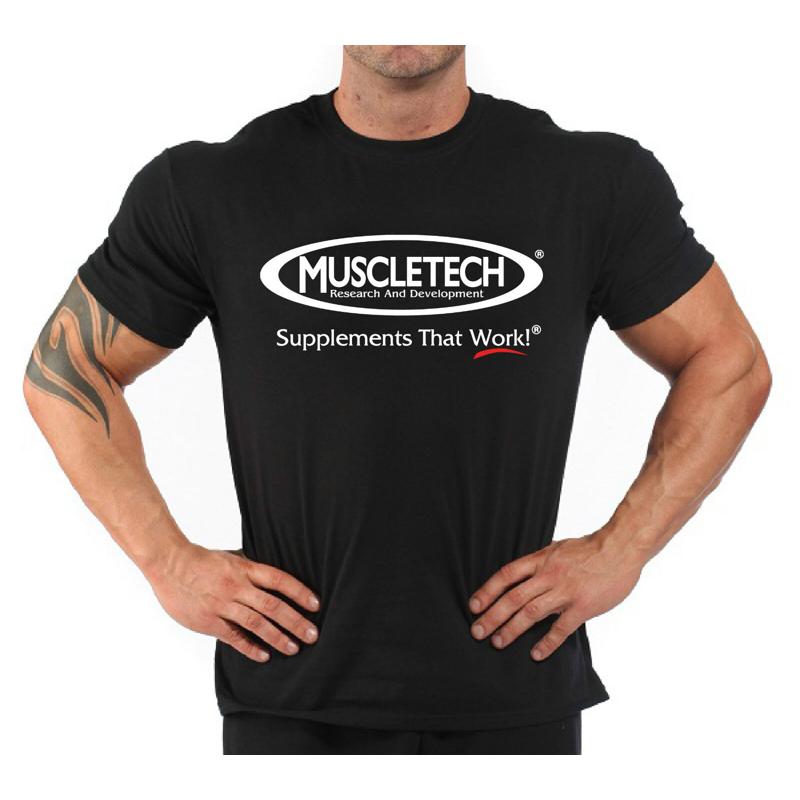 Health Wellness Fitness - T-Shirt Bodybuilding Fitness Palestra 'Muscletech'