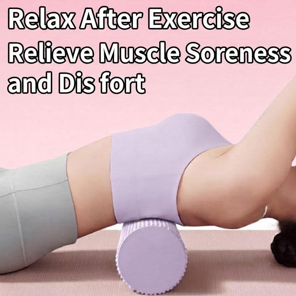 Health Wellness Fitness - Yoga-Schaumstoffrolle EVA Hochdichte Yoga-Säule Pilates-Schaumstoffrolle Übungs-Rückenmassagerolle