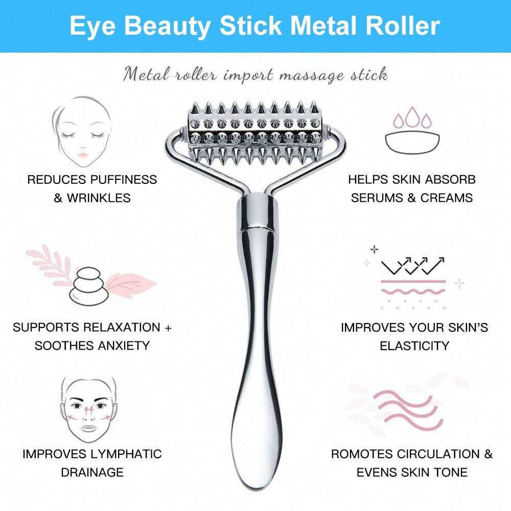 Edelstahl-Gesichtsmassagerolle – Reflexology Foot Roller Bewertung und Preis